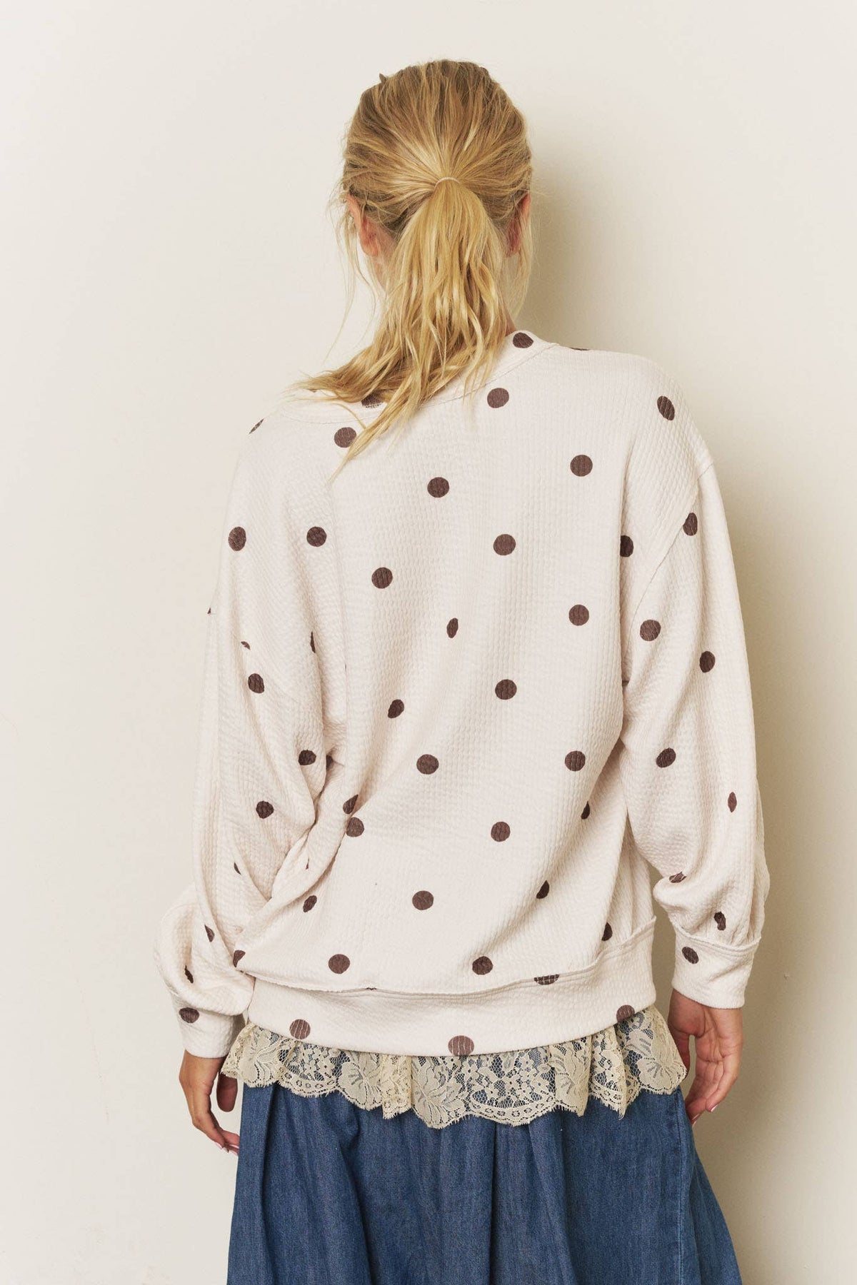 Cocoa Dot Sweater