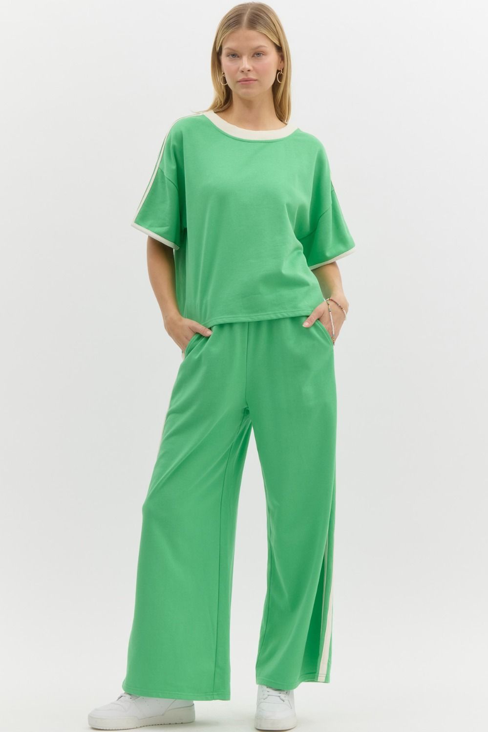 French Terry High Waist Pants