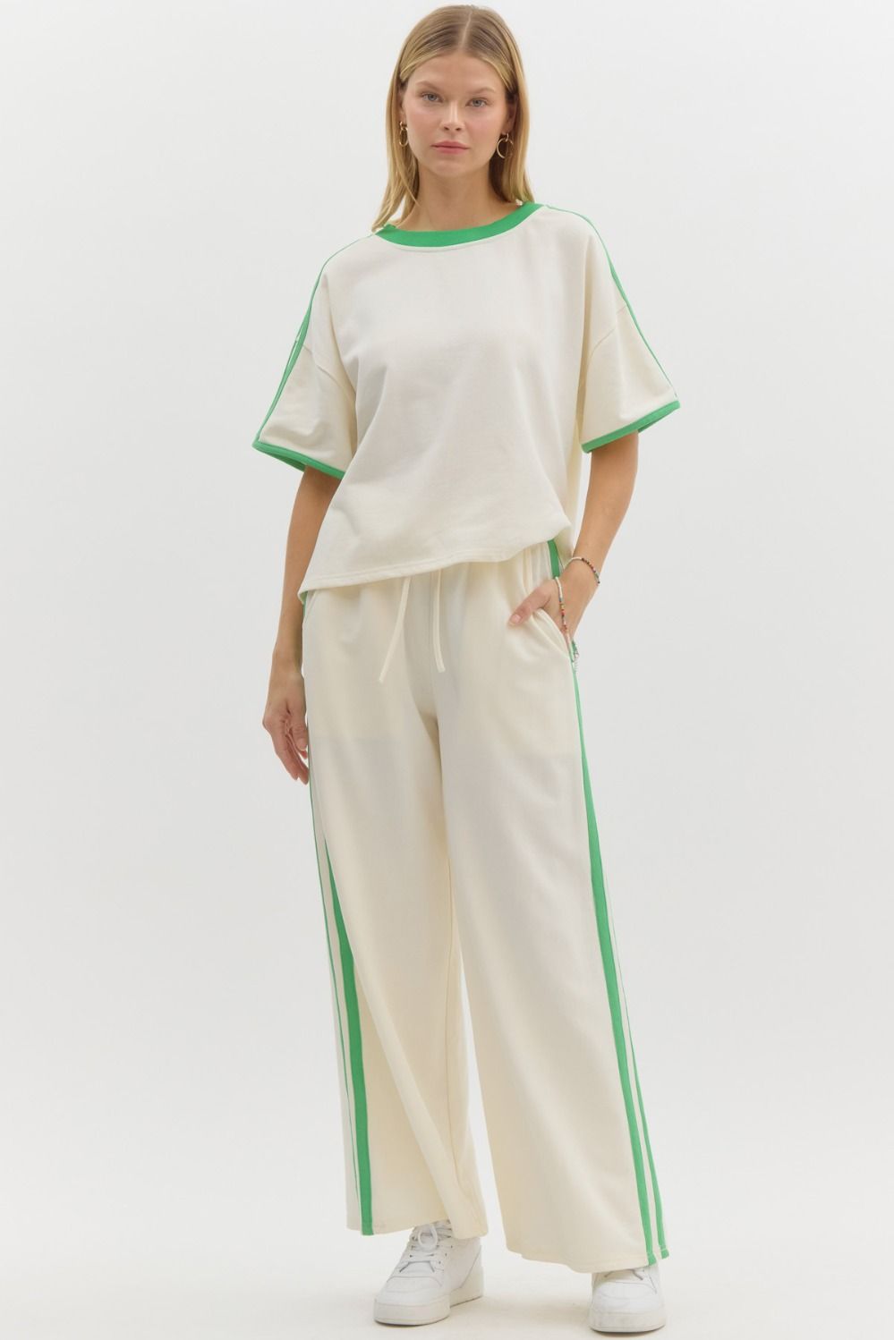 French Terry High Waist Pants