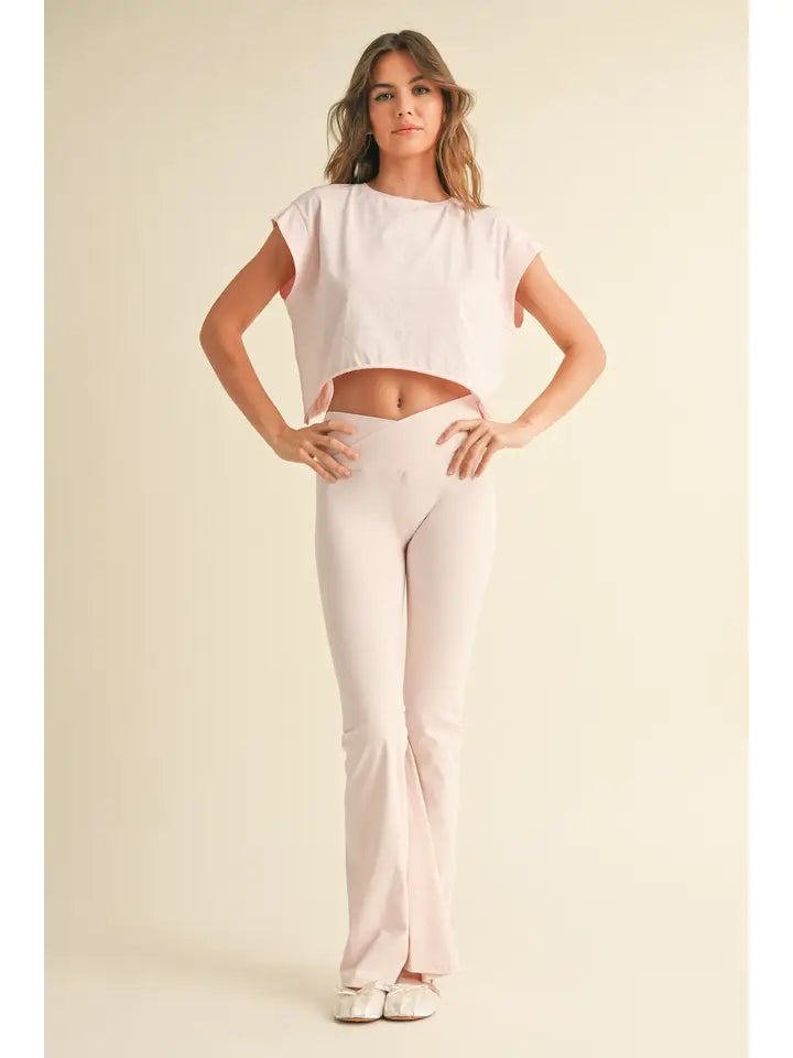 Cutout Back Layering Tee