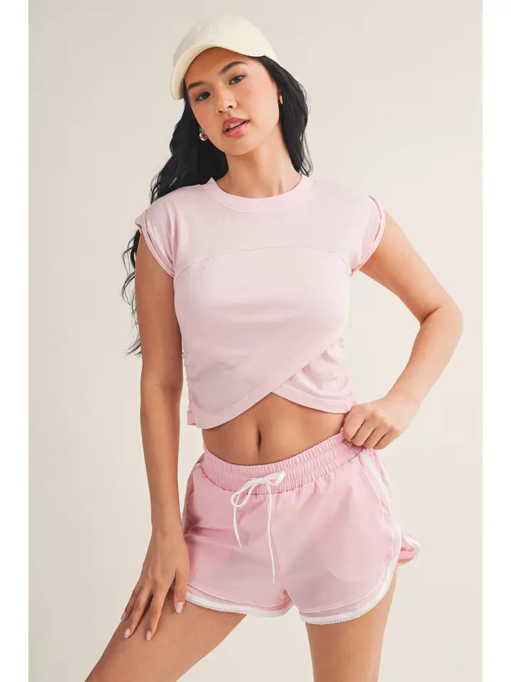 Slub Crossover Top