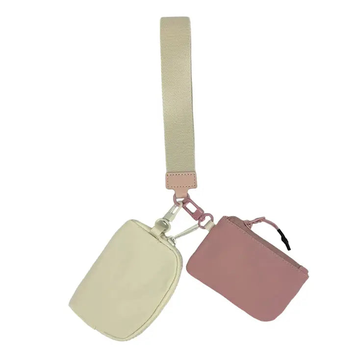 Lulu Mac Double Pouch Wristlet