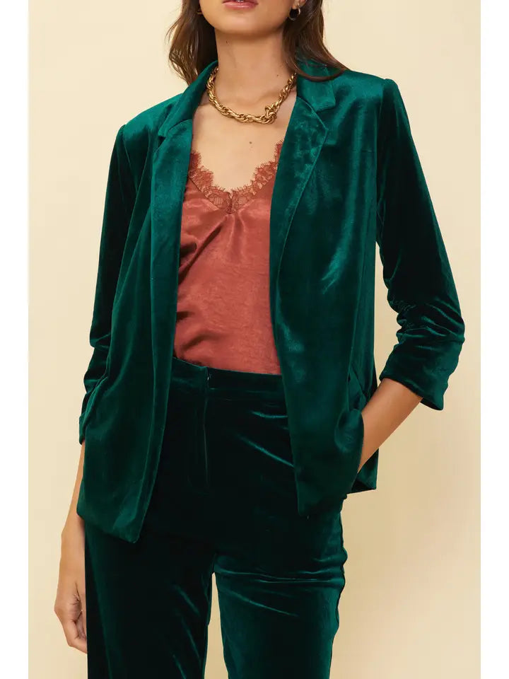 Velvet Blazer