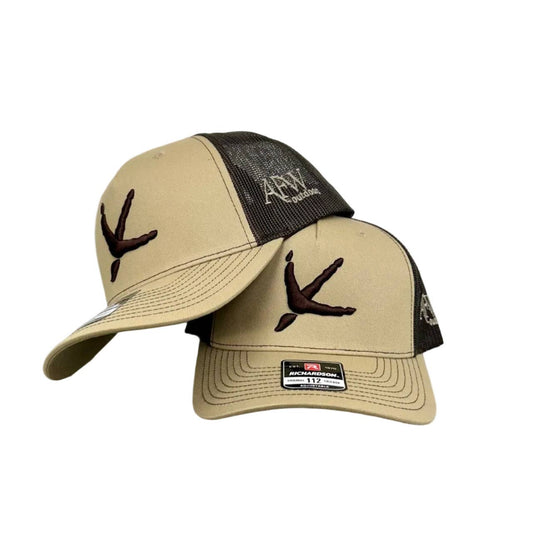 112 Khaki / Coffee Turkey Tracks Hat
