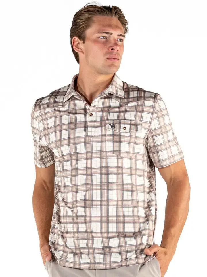 Southern Pines Plaid Polo