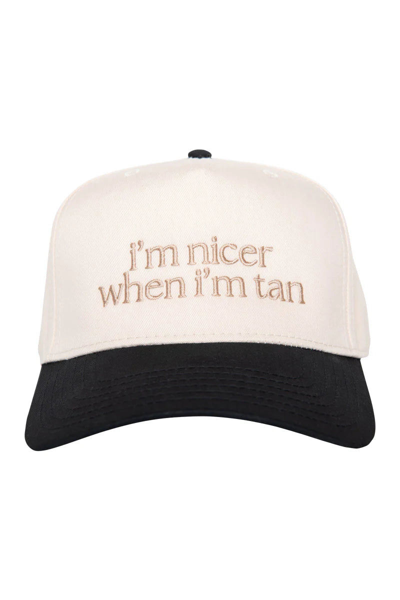 I'm Nicer When I'm Tan Vintage Hat