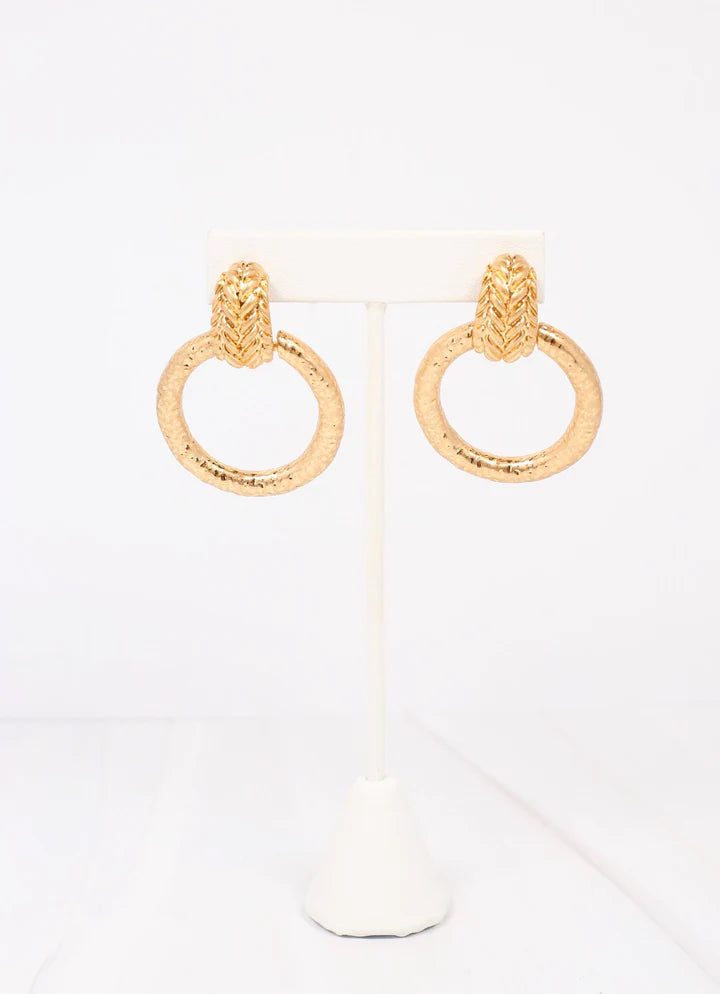 Barty Gold Hoop Earrings