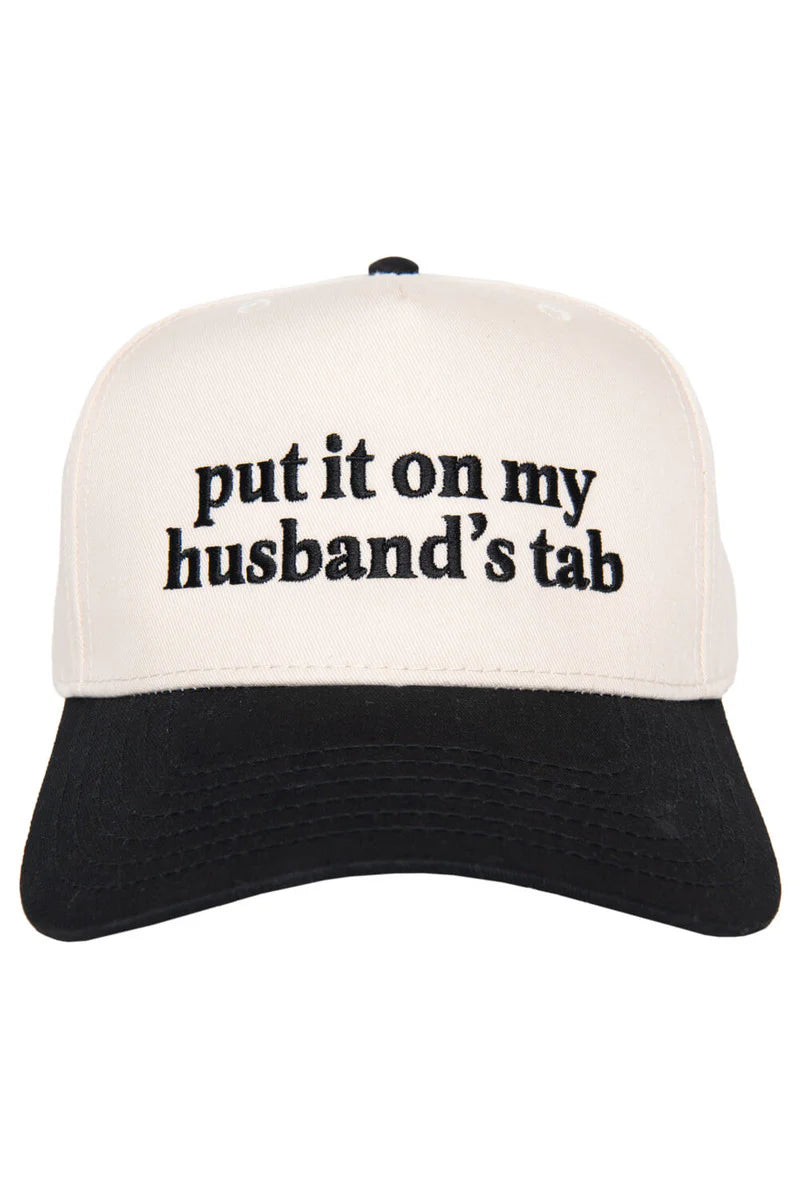 Put It On My Husband's Tab Vintage Hat